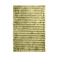 thumbnail image 3 of Winter Stripe Plush Fleece Blanket, Soft Warm 79X91 Inch Large Blanket for Bed and Sofa, Cozy Flannel Throw for Adults, 1 Count, 3 of 7
