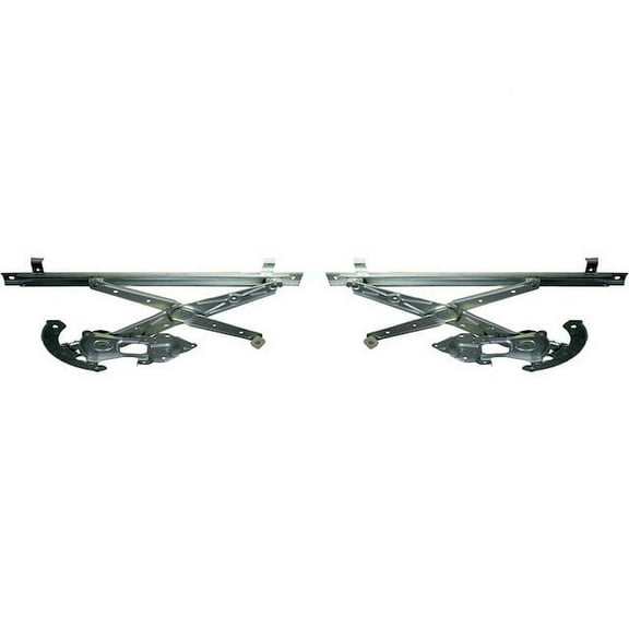 Front Window Regulator Set 2 Piece - Compatible with 1995 - 1997, 1999 - 2003 Ford Windstar 1996 2000 2001 2002