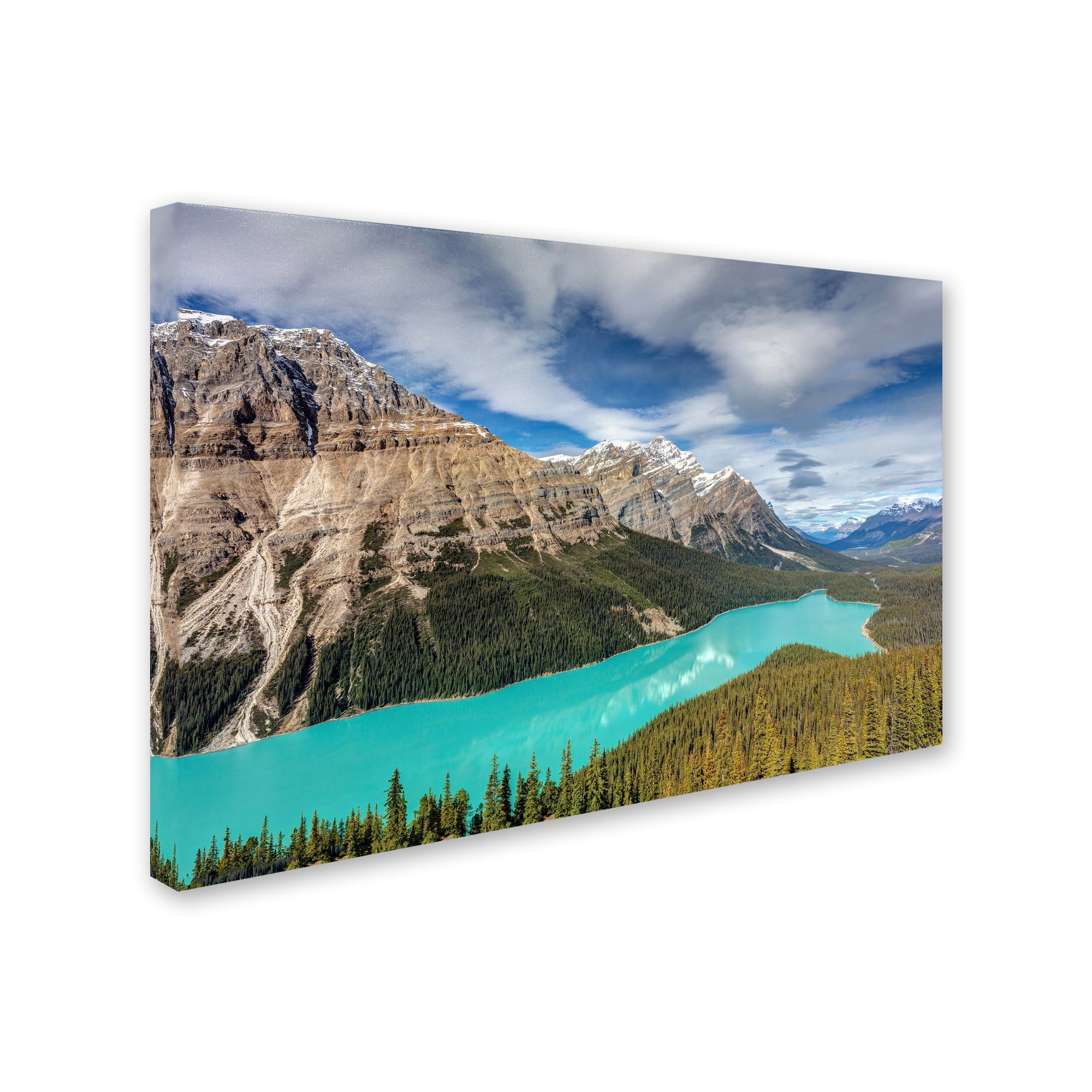Trademark Fine Art 'Peyto Lake' Canvas Art by Pierre Leclerc