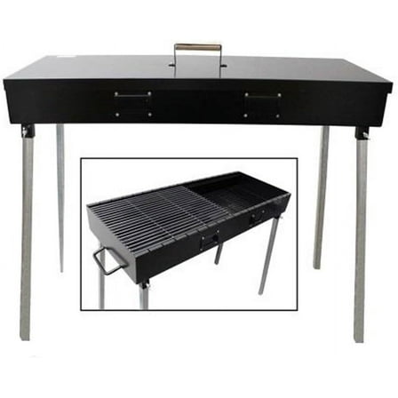 Traditional 40" Cast Iron BBQ Charcoal Grill, Super Extra Large