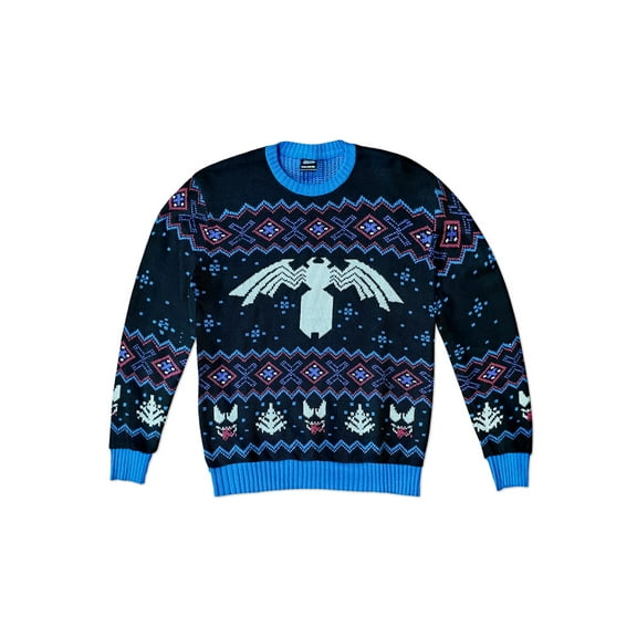 Marvel Venom Offcially Licesned Adult Ugly Christmas Sweater
