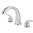 thumbnail image 1 of Kingston Brass KS2361 8 Inch -18 Inch Widespread Roman Tub Filler - Polished Chrome, 1 of 2