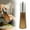 Brown, variant on Vestitly Salt and Pepper Grinder Set with Wood Base Stainless Manual Shaker and Pepper Mill Adjustable Thickness Suitable for Kitchen(Grinder),Gold,7.32*2.17 inch