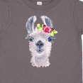 thumbnail image 4 of Inktastic Cute Llama with Flower Boys or Girls Toddler T-Shirt, 4 of 5