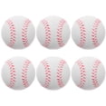 thumbnail image 1 of BRIGHTFUFU Pelota de práctica de colores para entrenamiento, pelotas de béisbol de PU para entrenamiento al aire libre, 6 uds., 1 of 8