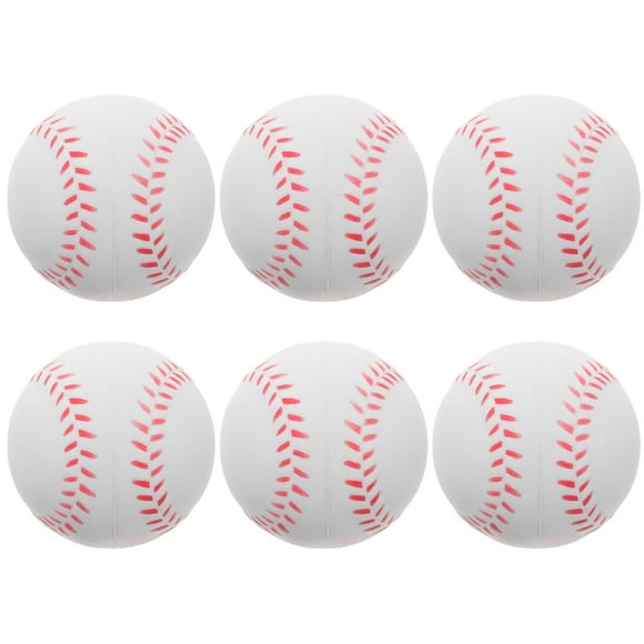 MasteelfCA 6pcs Pu Training Ball Training Softballs Teenager Players Training Balls Baseballs Training Balls