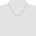 thumbnail image 4 of 925 Sterling Silver Box Chain Styles Necklace 1.35 mm 8 Sided Diamond-cut 18 inch, 4 of 4