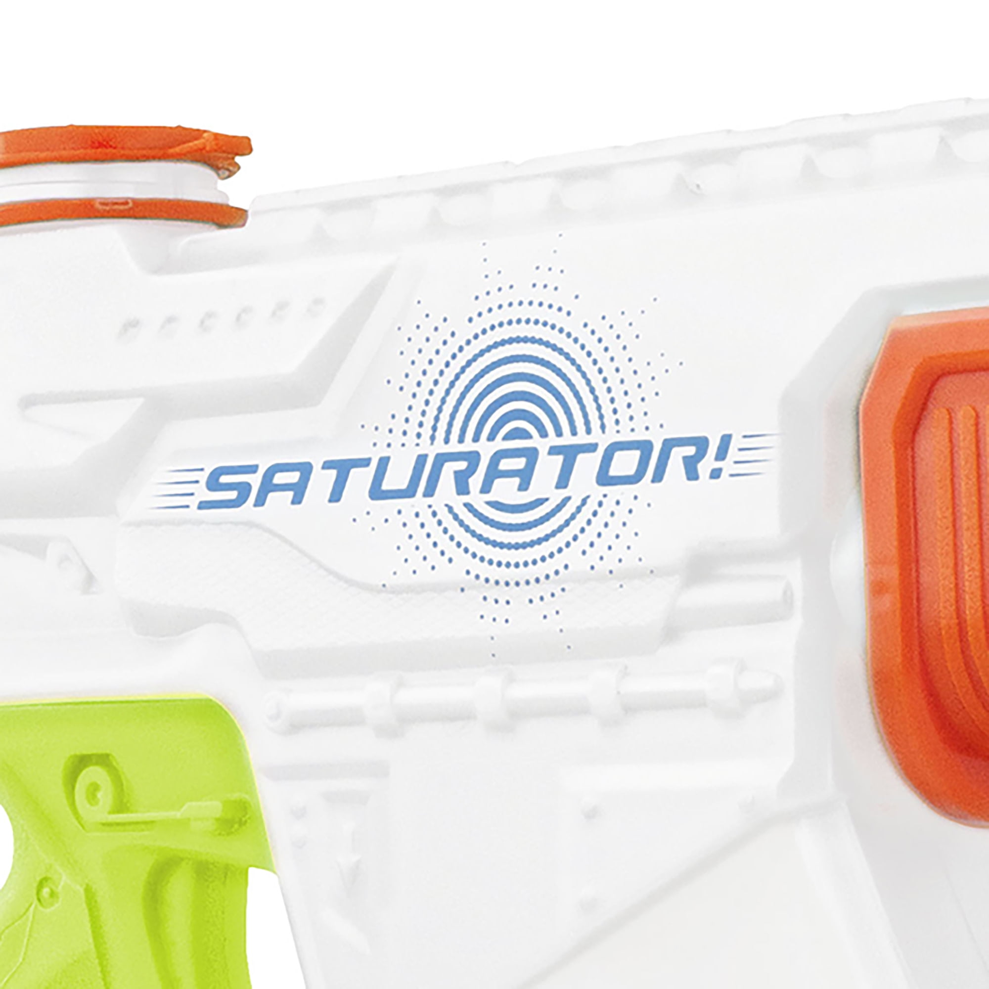 Lanard: Water Blaster - Saturator - Green-White-Orange, 20" Pump Action Drencher Toy, Splash & Spray Water Up To 27ft, 22oz Tank, Outdoor Play Kids 4+