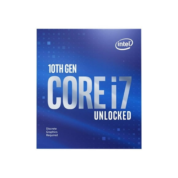 Intel Core i7 10700KF - 3.8 GHz - 8-core - 16 threads - 16 MB cache - LGA1200 Socket - Box (without cooler)