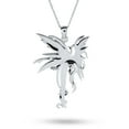 thumbnail image 2 of Bling Jewelry Womens Firefly Fairies Pixie Dust Pendant Necklace in Oxidized Sterling Silver, 2 of 4