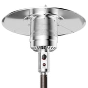 Patiojoy Patio Rolling Steel Heater Freestanding Outdoor Propane Heater