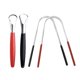thumbnail image 1 of 4 Piezas Raspadores De Lengua,Reducen El Mal Aliento Raspadores De Lengua Para Adultos Niños Raspadores De Lengua De Metal De Acero Inoxidable Limpiadores Cepillos Lengua Limpia Oral, 1 of 5