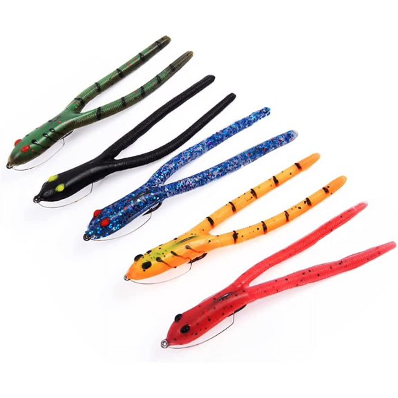 Delong Lures 4.5" Weedless TwinTail Fishing Lure