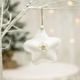 thumbnail image 5 of Mouliraty Christmas Star Ornament, Christmas Fives Star Doll Pendant, Christmas Tree Topper Hanging Decor for Xmas Tree Party Decor, White, 5 of 8