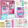 thumbnail image 2 of DIY Journal Kit for Girls - DIY Journal Set for Tween & Teen Girls, Stationery Set, Scrapbook & Diary Supplies Set, Journaling Art Crafts Kit, Ideal Gifts for 8 9 10 11 12 13 14 Year Old Girl, 2 of 2