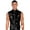 Black, variant on Men's Wet Look Tank Tops Zipper Sleeveless Vest Faux Leather Stand Collar Jacket Clubwear Pink 3XL