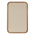 thumbnail image 2 of Kate and Laurel Hutton Transitional Pinboard, 20 x 30, Rustic Brown, Radius Rectangle Wall Organizer with Fabric Pinning Surface, 2 of 7
