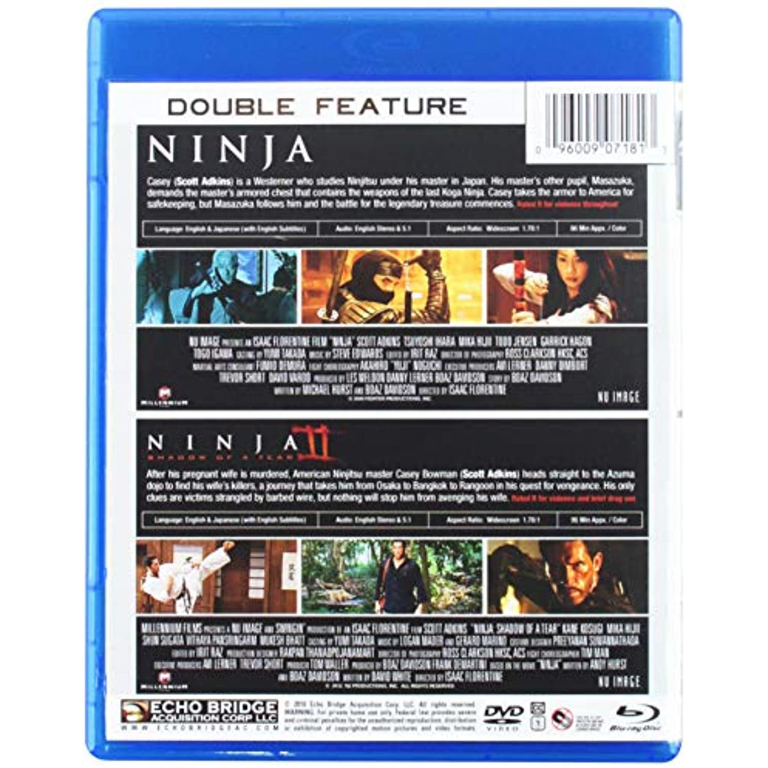 envelope eat Armory Ninja Double Feature [Blu-Ray] - Walmart.com