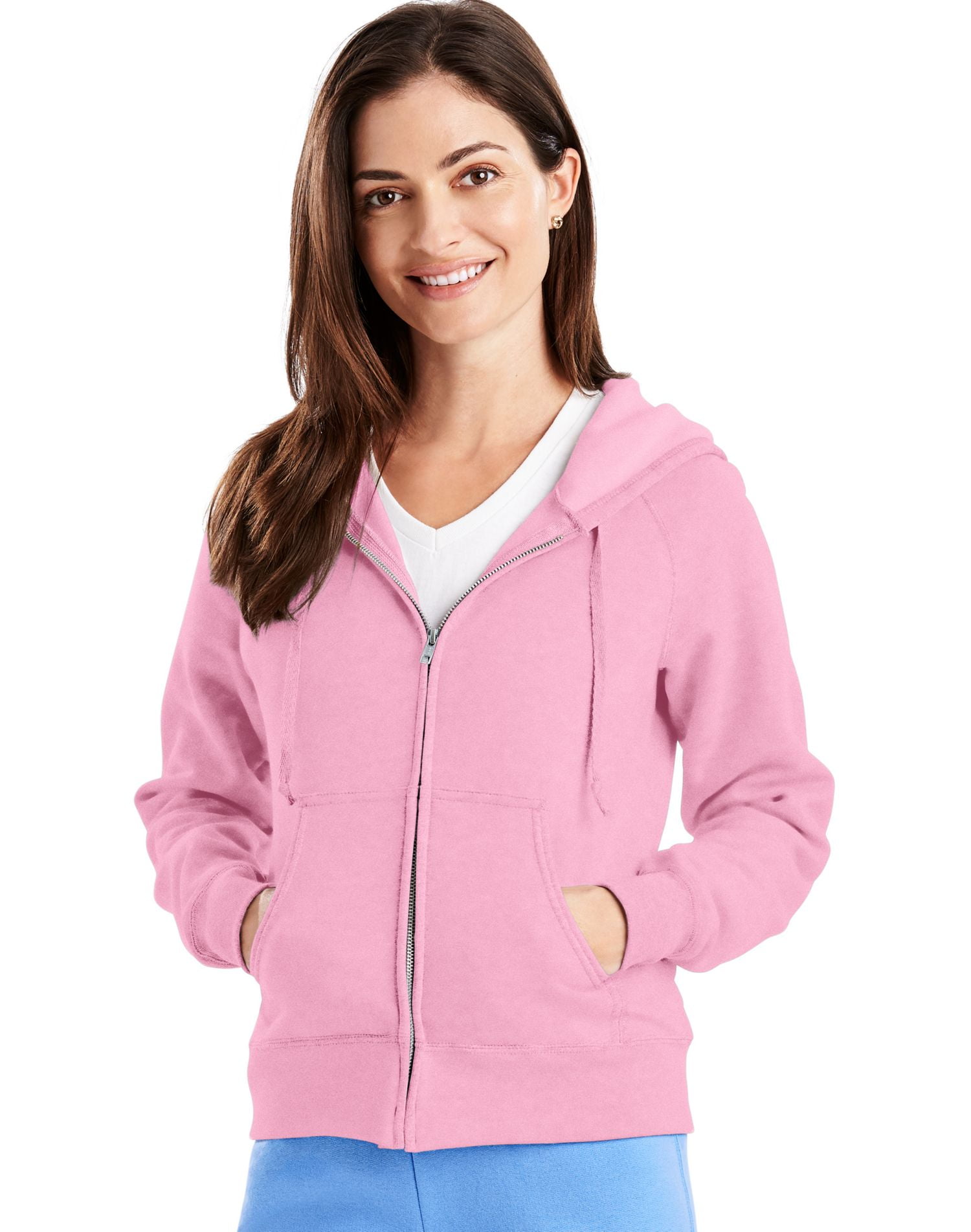 W280 Hoodie Sweatshirt Women's 8 oz 80/20 Full-Zip - Walmart.com