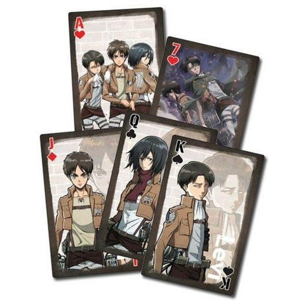 Attack On Titan Style 2 Playing Cards Walmart Walmart
