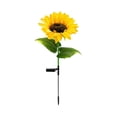 thumbnail image 5 of 5 Pack Solar Sunflower Light, Single Head Vivid Sunflower Waterproof Solar Auto Light Up, LED Lamp for Patio Yard Walkway Wedding Party Night Decoration, 5 of 9
