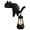 Black, variant on Cat with Lantern Shelf Decor, Decorative Bookshelf Light, 3D Printed Cats Shelf Hook with LED Lantern, Cats Hook with Lanterns for Keys Desk Bookshelf, Gift for Cat Lovers