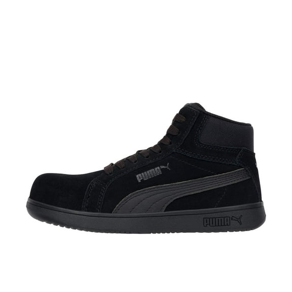 Puma Safety Womens Iconic Mid Composite Toe Black Black