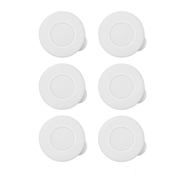 Pack of 6 Food Grade Silicone Caps Milk Bottle Silicone Plugs for Glass Milk Bottles with Easy Cleaning and Durability