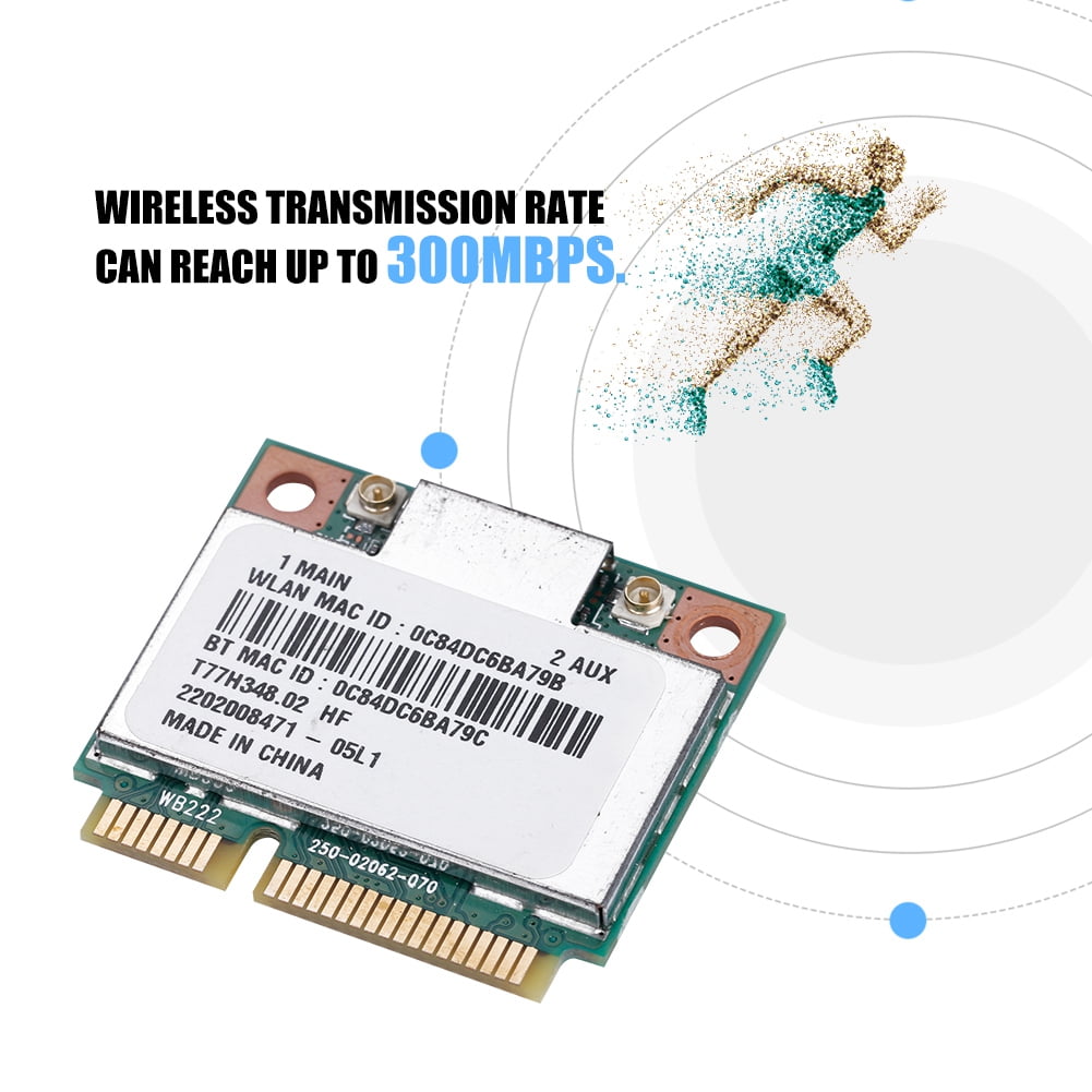 Scheda Di Rete PCIe Dual Band 2.4/5GHz Con Bluetooth 4.0 E 2 Antenne - 433 Mbps - 3
