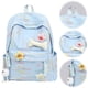 thumbnail image 4 of 805 Color Ins Mochila Gran Capacidad Bolso Escolar para Estudiantes (azul) Azul, 4 of 9