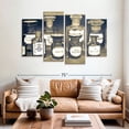 thumbnail image 2 of Elephant Stock Vintage Pharmacy Bottles Wall Art - Profession Multi Panel Canvas - 68" x 42", 2 of 8
