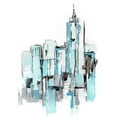 thumbnail image 2 of Harper, Ethan 15x18 White Modern Wood Framed Museum Art Print Titled - Blue City I, 2 of 4