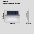 thumbnail image 2 of 2 luces solares para escaleras, 6 luces LED blancas. Adepaton CPB-US-DYP613-3, 2 of 4
