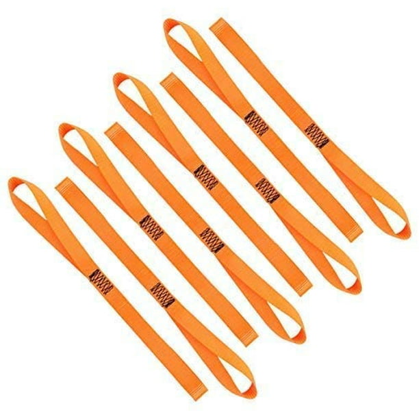 XSTRAP STANDARD Soft Loop TieDown Straps 8PK 11/16 x 18 inches