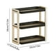 thumbnail image 3 of Organizador y dispensador de escritorio de 3 niveles | Estante para correo y especias para encimeras de cocina, baño u oficina | Estante de almacenamiento de plástico fácil de montar, 3 of 6