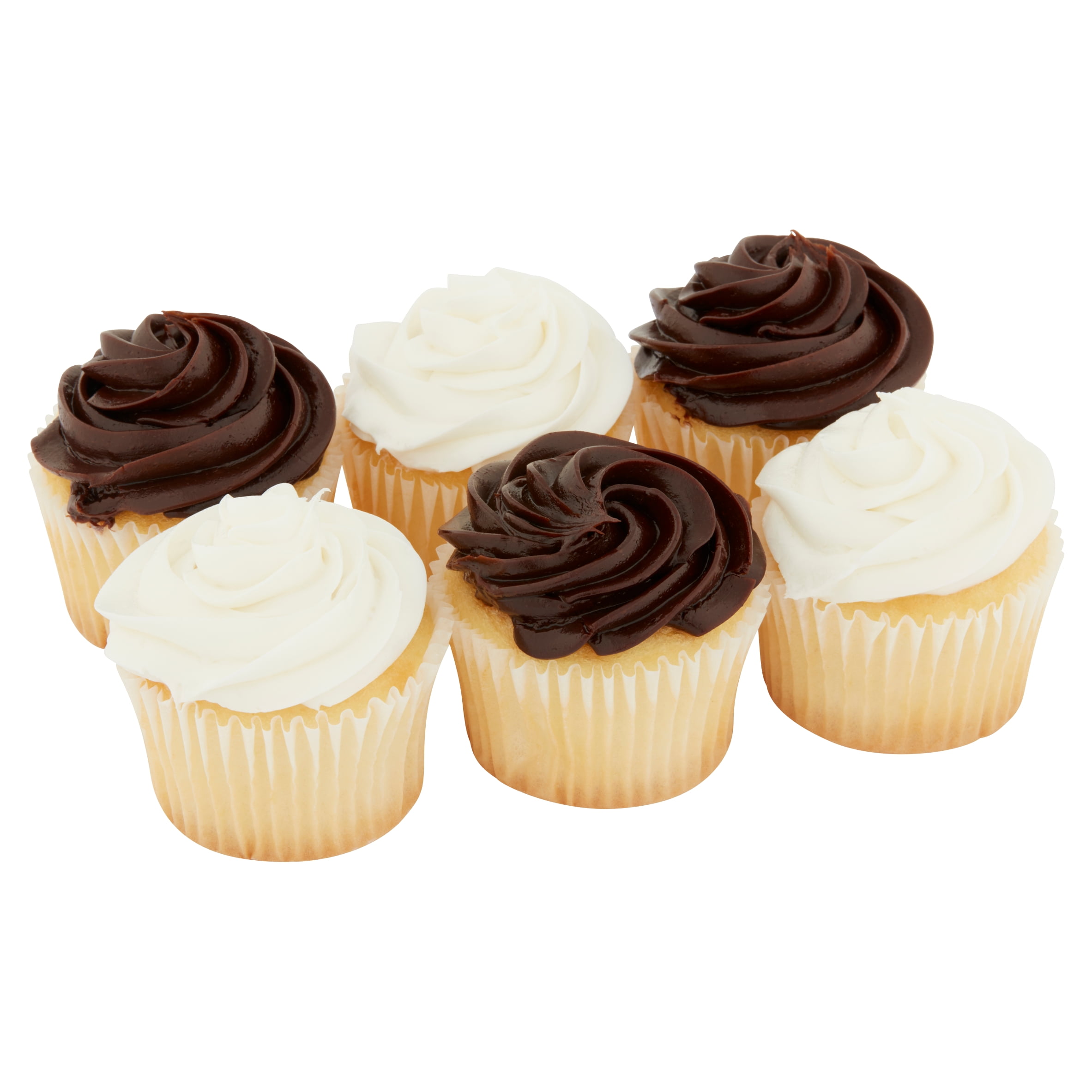 Freshness Guaranteed White Cupcakes with Icing, 6 count, 12 oz