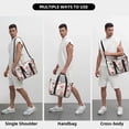 thumbnail image 4 of Rocae Lilies Flowers for Travel Shoulder Bag Top Handle Handbag with Yoga Mat Buckle for Gym, Work, Travel, 4 of 7