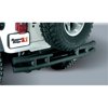 Rugged Ridge 11571.03 Double Tube Bumper, Rear, 3 Inch; 87-06 Jeep Wrangler YJ/TJ