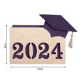 thumbnail image 3 of YAOMOBB College Graduation Keepsake Personalized Graduation Holder 12 Slots Wooden Card Box High School Memory Book Keepsake, 3 of 7