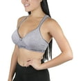 thumbnail image 3 of ToBeInStyle Women's Pull-Over Racerback Sports Bra w/Jennifer Sport Text Print, 3 of 3