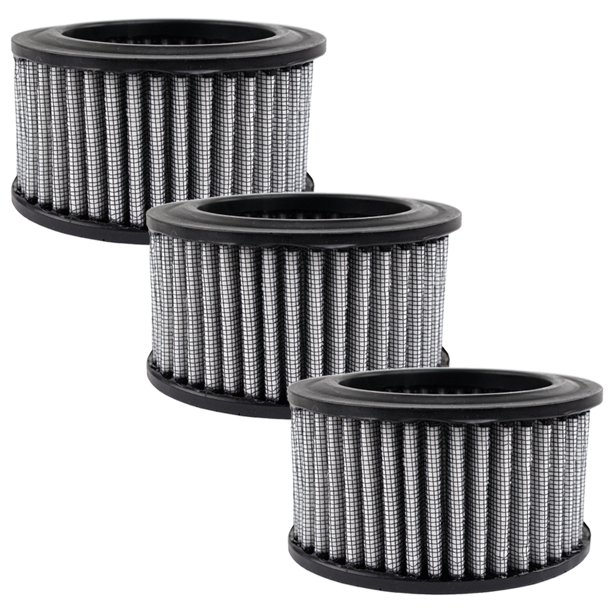 3 Pack Air Compressor Intake Filter Polyester Element with Pre Filter