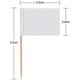 thumbnail image 4 of Toothpick Flags,100 Pieces White Bamboo Mini Flag Toothpick Flags for Party Cake Food Cheeseplate Appetizers, 4 of 5