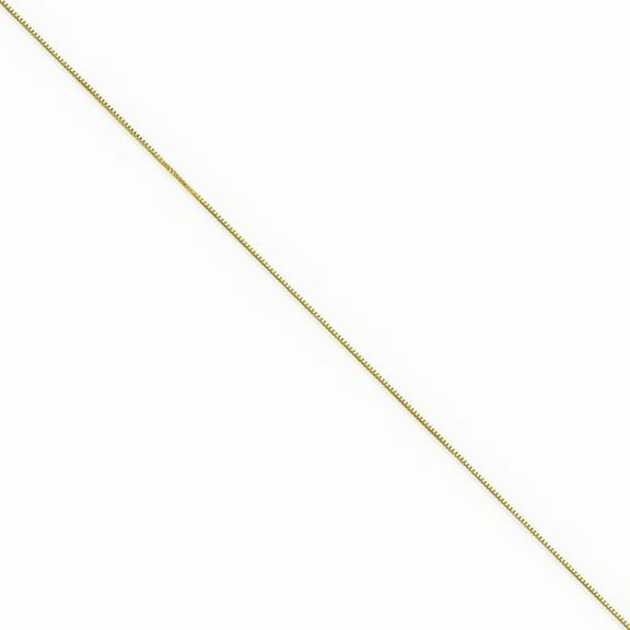 Box Chain Necklace in 14k Yellow Gold