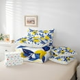 thumbnail image 6 of Manfei Lemon 7-Piece Bedding Comforter Set,Summer Fruit King Bedding Sets,Yellow Blue White Bed Sheets For Teens,Microfiber Bedroom Decor Reversible, 6 of 8