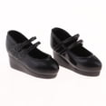 thumbnail image 3 of Tacones inclinados negros de plástico individuales para muñecas 1/6 perfecl, 3 of 8