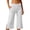 White, variant on ibiyuan Gaucho Pants for Women High Waist Wide Leg Palazzo Pants for Women Stretchy Womens Trousers Drawstring Womens Lounge Pants Summer Beach Vacation