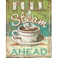 thumbnail image 2 of Jones, Catherine 20x24 White Modern Wood Framed Museum Art Print Titled - Full Steam, 2 of 4