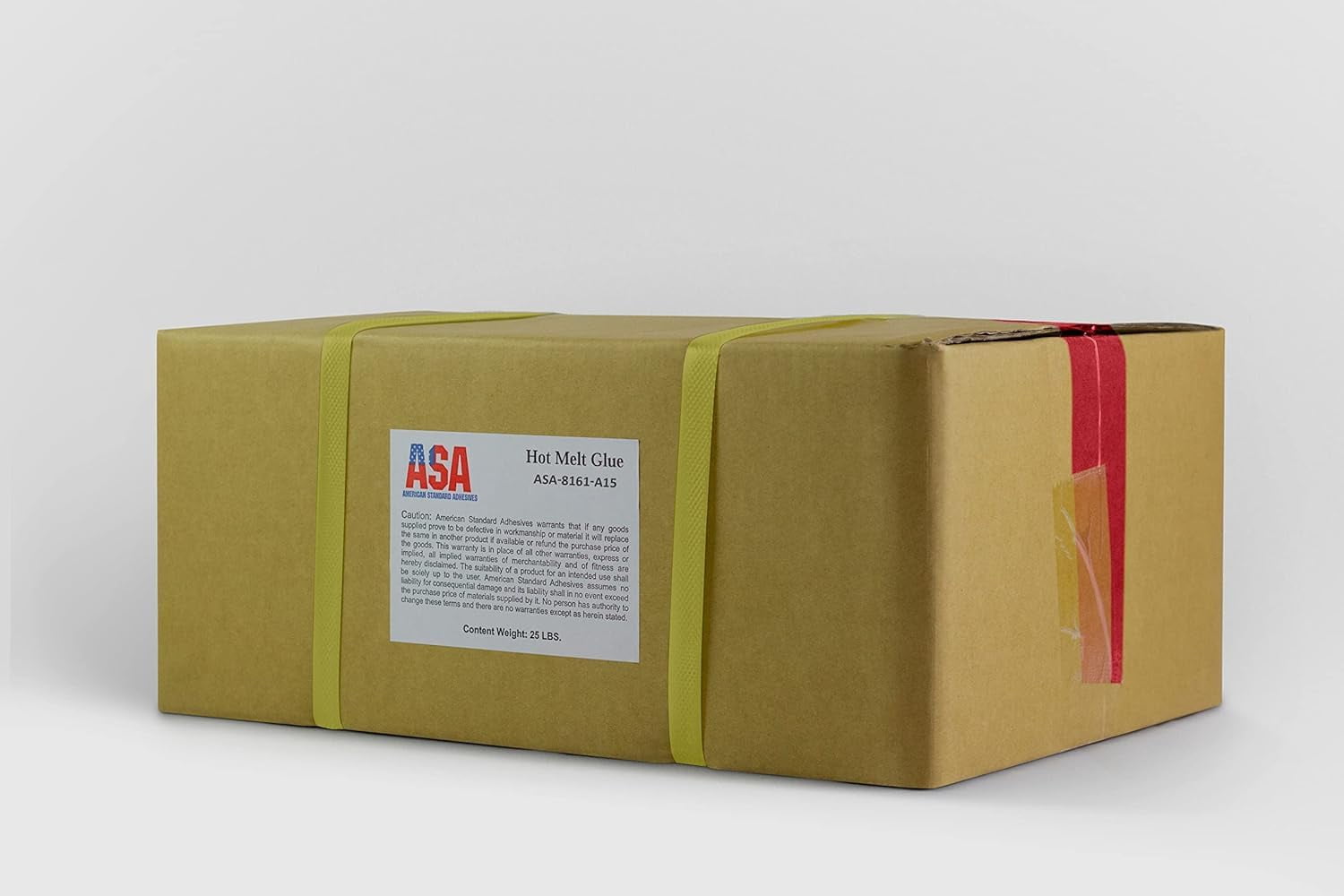 ASA Full Size Hot Glue Sticks for Glue Gun - 1/2" X 15" | High-Strength Hot Gun Sticks Adhesive for Corrugated Materials |Industrial Grade for Packaging & Woodworking | Pack of 150