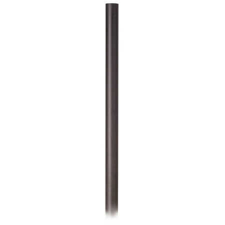 Outdoor Cast Aluminum Pole - John Timberland Modern Outdoor Direct Burial Post Light Pole Bronze Cast Aluminum 84