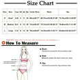 thumbnail image 3 of Dihao Bikini Set for Women Clearance Plus Size Women Sexy Solid Bandage Swimwear Bikini Split High Waisted Strappy Swimsuit, 3 of 6